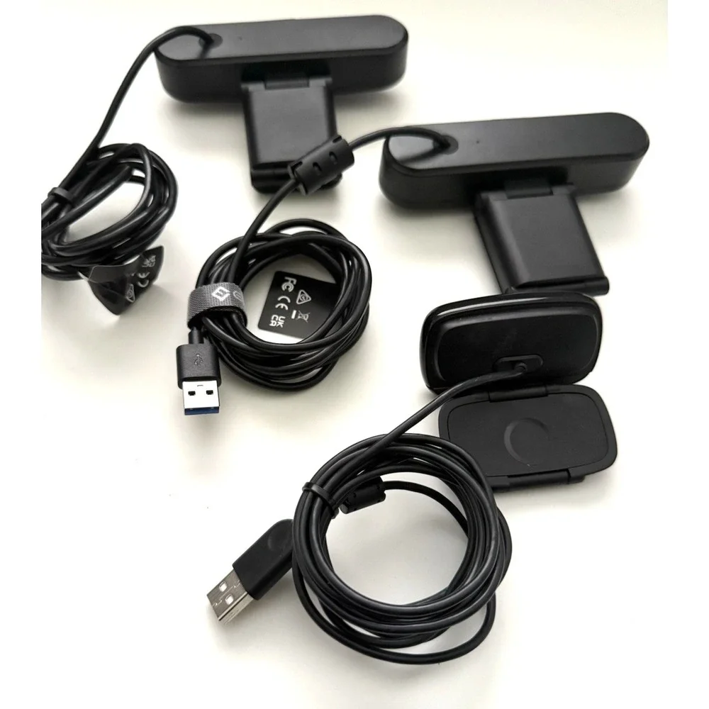 Lot 3 Webcams - 2 EMEET SmartCam C960 1080P HD & 1 Logitech C510 Webcam